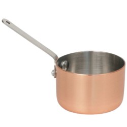 Mini Cazo Cobre Acero Inox 9 cm | 6 uds | PUJADAS P24712 | Alium Pro