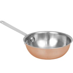 Mini Wok Cobre Acero Inox 10 cm | 6 uds | PUJADAS P24713 | Alium Pro