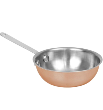 Mini Wok Cobre Acero Inox 10 cm | 6 uds