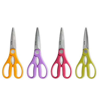 Tijeras multiusos surtidas | 22 cm | 24 uds