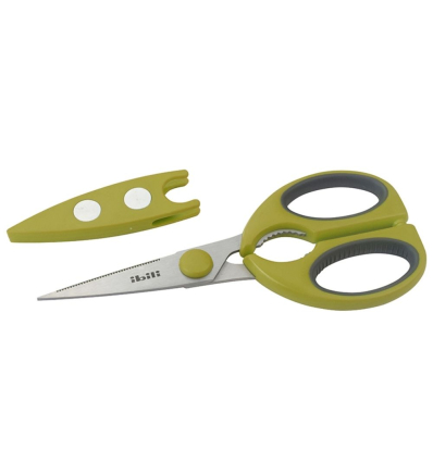 Tijeras con funda magnética | 22 cm | 6 uds