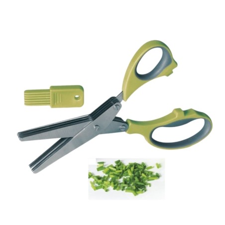 Tijeras para hierbas 22 cm | Pack 6 multihoja | Cocina profesional