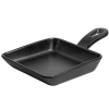 Mini sartén melamina negra Magma | 13,5x13,5 cm | 6 uds