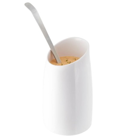 Salsera Casual 1 L | Melamina Blanca | APS 83867 | Hostelería