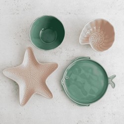 Bandejas de estrella de mar 20x19x2cm | AURA STELA | (6 uds)