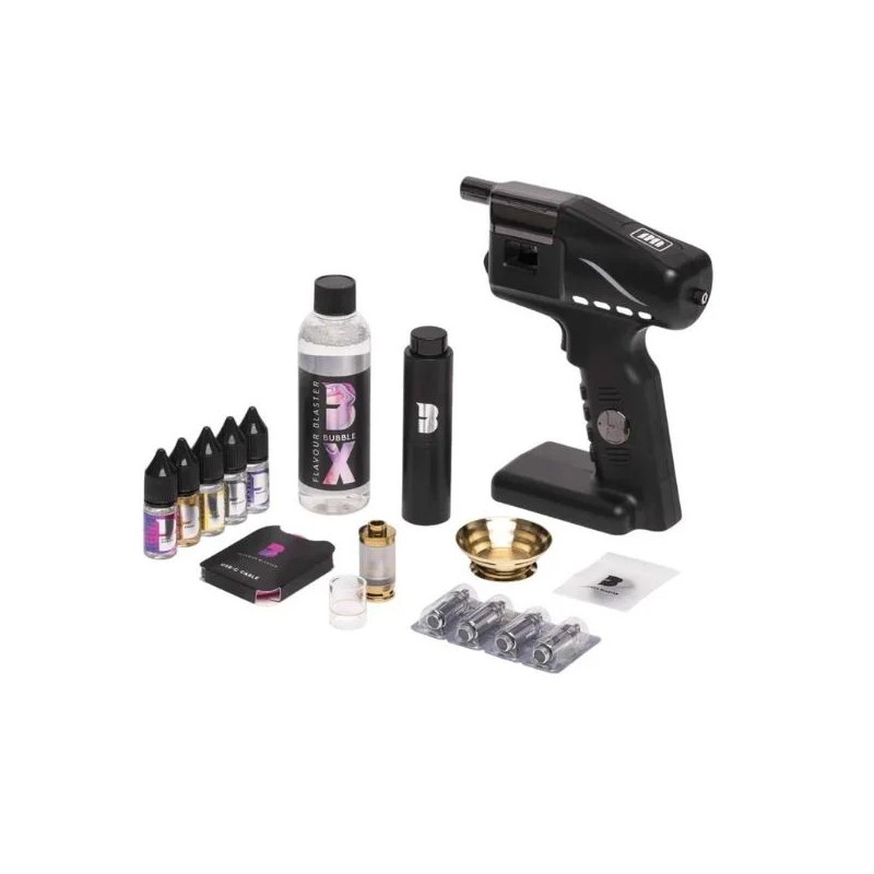 Pistola de Humo para Coctelería Flavour Blaster Pro Negra | Kit Completo