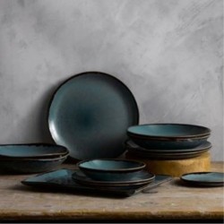 Plato HARVEST Hondo azul