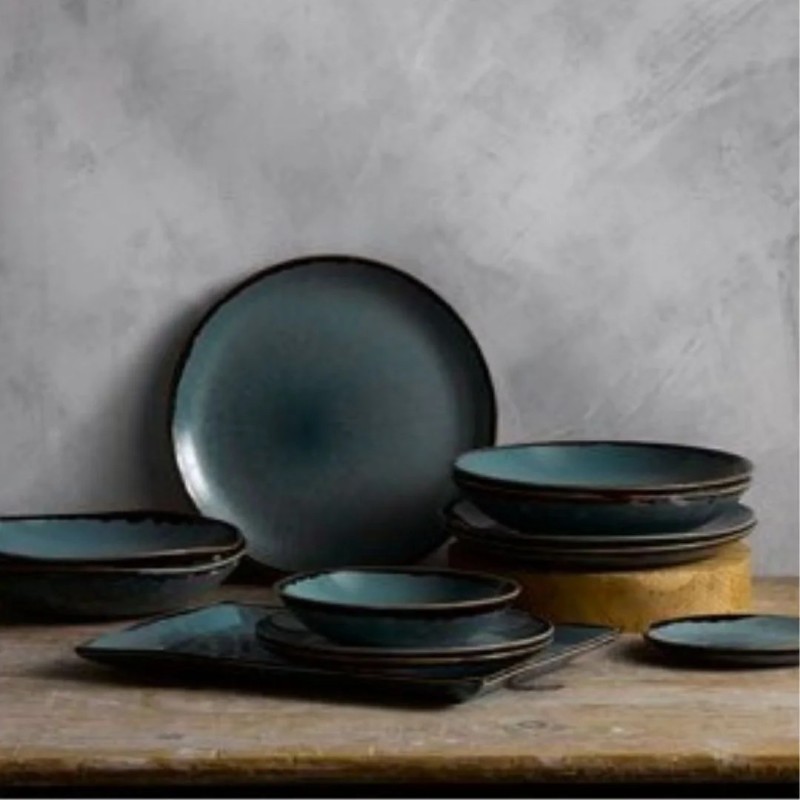 Plato HARVEST Hondo azul