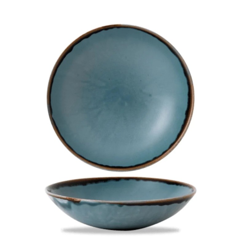 Plato HARVEST Hondo azul