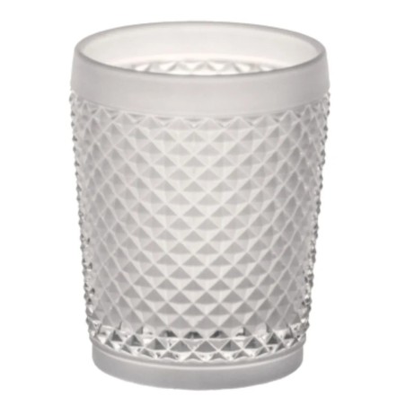 Vasos bajos de Whisky con relieve diamante || varios colores