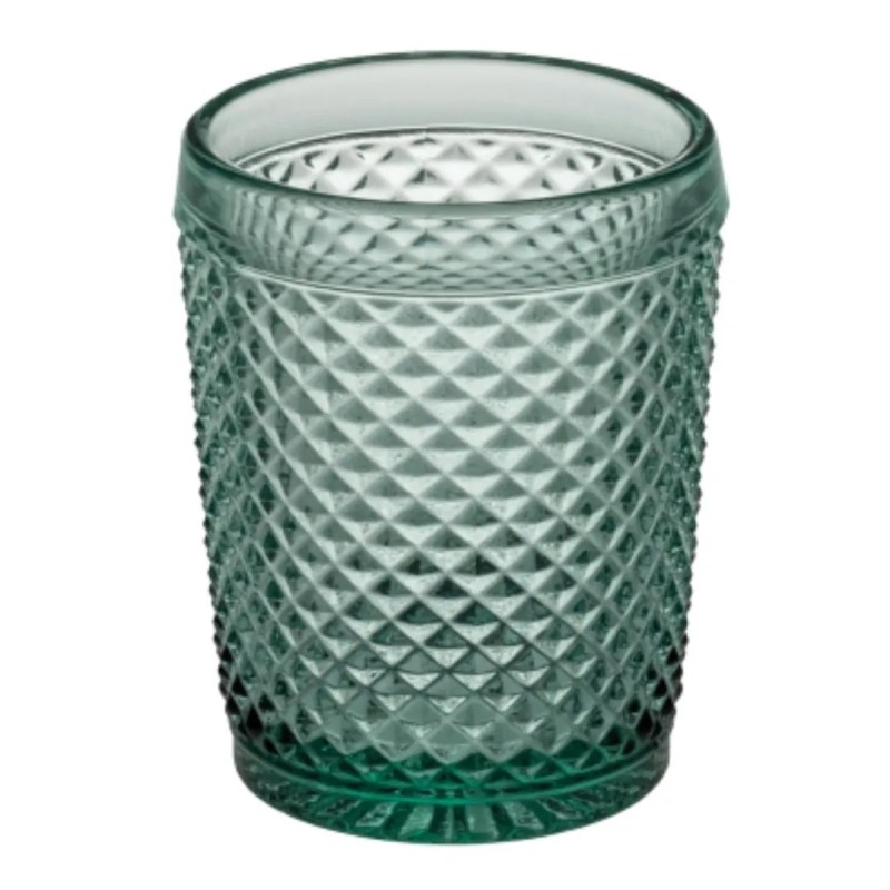 Vasos bajos de Whisky con relieve diamante || varios colores