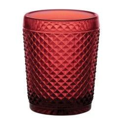 Vasos bajos de Whisky con relieve diamante || varios colores