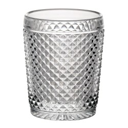 Vasos bajos de Whisky con relieve diamante || varios colores