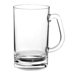 Jarra de Cerveza 0,5 L Plástico Tritán Reutilizable | Pack 6 uds