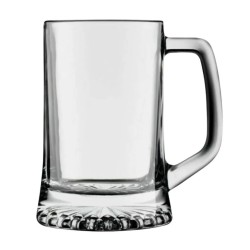 Jarra de Cerveza Maxim | Gran capacidad | 68 cl | Vidrio | Pack 6 uds