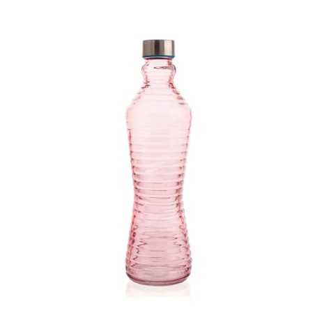 Botella Cristal LINE 1 L | Tapón | 6 uds