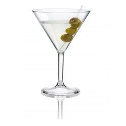 Copa Martini Plástico SAN 30cl  24 Uds