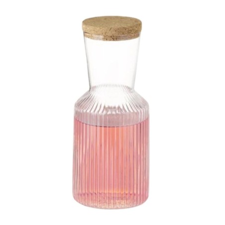 Botella Vidrio LINES 0,5 L | Tapa de Corcho