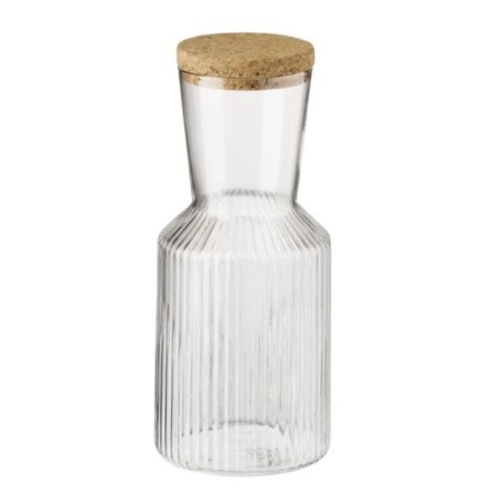 Botella Vidrio LINES 0,5 L | Tapa de Corcho