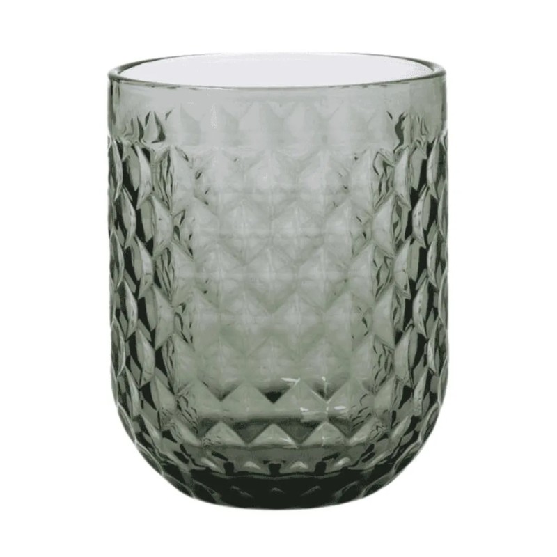 Vasos bajos grises con relieve Elite 26 cl (6 unidades) | Bidasoa