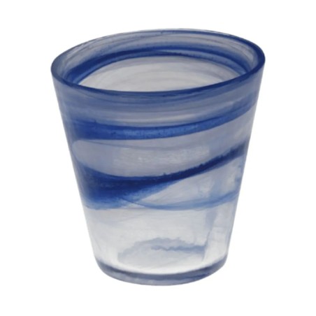Vasos bajos azules 25 cl Atlas | B´ghest (6 uds)