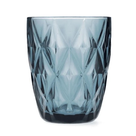 Vasos azules con relieve "diamante" Ikonic 24cl (36 uds) | Bidasoa