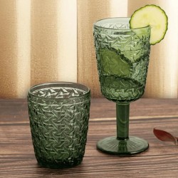 Vasos con relieve "trenzado" Agata 30cl (24 unidades) | Bidasoa