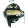 APS 12355 Elite chafing dish redondoinox con tapa. Ø45x45. 5 l.
