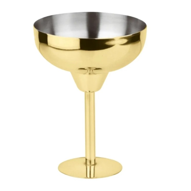 Copa Cóctel Margarita Paderno Aspecto Dorado o Negro 20cl 6 Uds