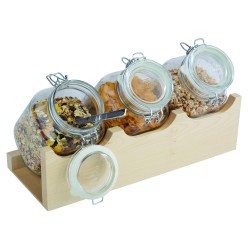 APS 13965 Good morning expositor mad. Maple with 3 jar 43x17cm