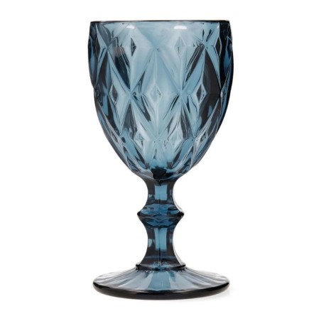 Copas azules con relieve "diamante" Ikonic 24cl (24 unidades)