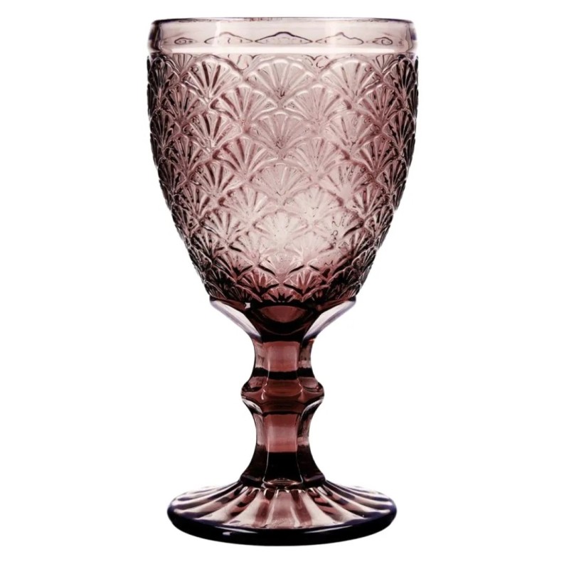 Copa rosa relieve Bidasoa Rose Moon 35 cl (6 uds) | Alium Pro