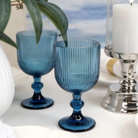 Copas con relieve "líneas" Monterrey 25.5cl (48 unidades)
