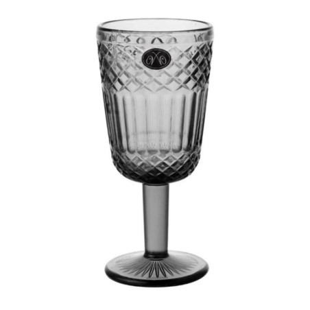 Copas grises con relieve "vintage" Venecia 32cl (36 unidades)