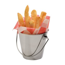 Cubo mini acero inoxidable para tapa Snack Holder 33 cl  Ø 9x8.5 cm. APS 40631 (12 unidades)