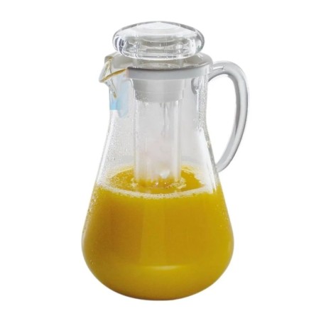 Jarra Zumo con Tubo para Hielo 3 L | Plástico | APS