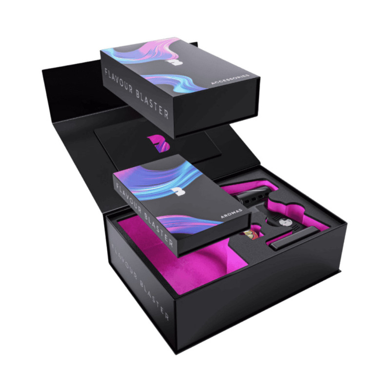 Pistola de Humo Flavour Blaster Pro Negra – Kit Profesional Bares