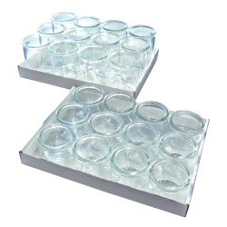 Tarros Gourmet de Cristal 0,16 L |Set de 12 | Buffet|APS Ref. 82371