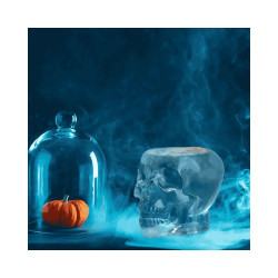 Vaso tiki de vidrio cráneo 70 cl | Diseño impactante | Hostelería