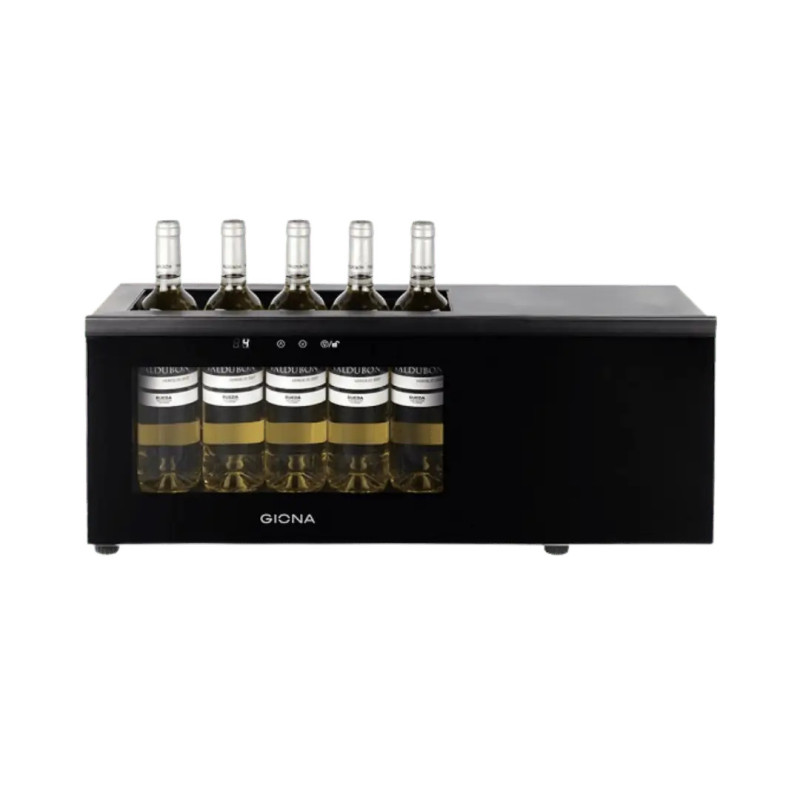 Enfriador de barra Giona 5 botellas | Con compresor | Profesional |