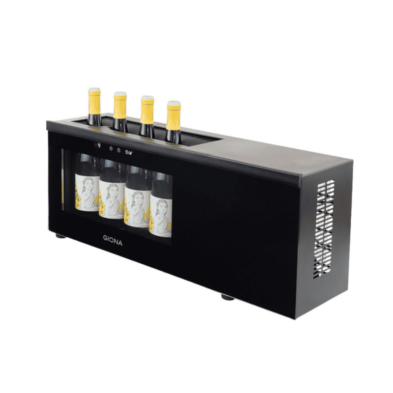 Enfriador de barra Giona 5 botellas | Con compresor | Profesional |