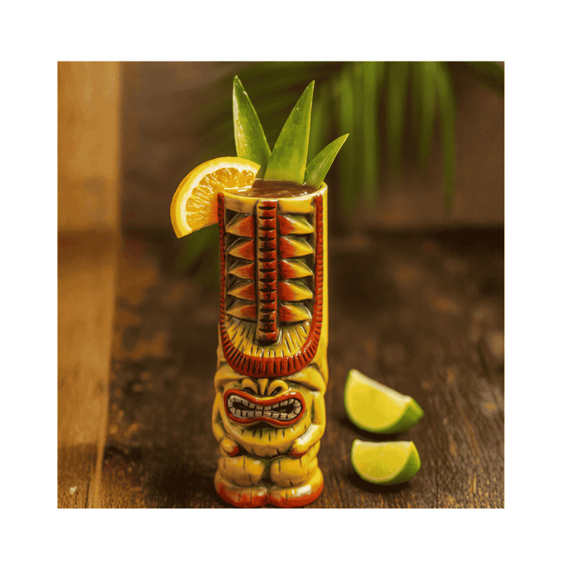 Vaso tiki Lono 23 cl | Estilo exótico para cócteles | 9 uds