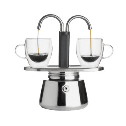 Cafetera Ibili Mini Express 2 Tazas – Doble dispensador