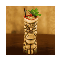 Vaso tiki “Kahuna” 32 cl | Cerámica | Pack 4 ud |Hostelería