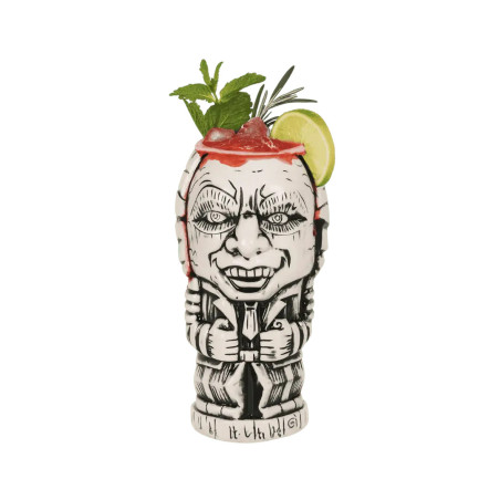 Vaso tiki “Crazy” | 62 cl | Diseño divertido | Pack 4