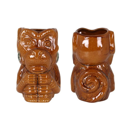 Vaso tiki cerámico mono | 42 cl | Pack 4 | Ideal para Hostelería