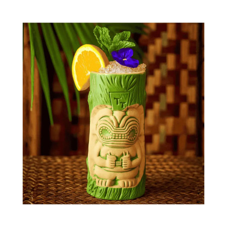 Vasos tiki cerámica Alhoa 38 cl | Pack 4 | Envío 15 días