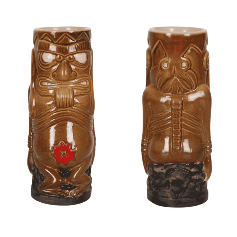 Vasos tiki “Kalui” 35 cl | 4 uds | 6×18 cm | Barra profesional