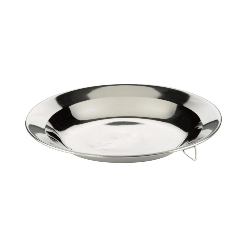 Plato camping inox 24 cm con anilla – Pack 12 | Ibili 711224