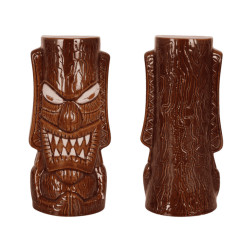 Vaso tiki de cerámica “Bora Bora” | 40 cl | Pack 4